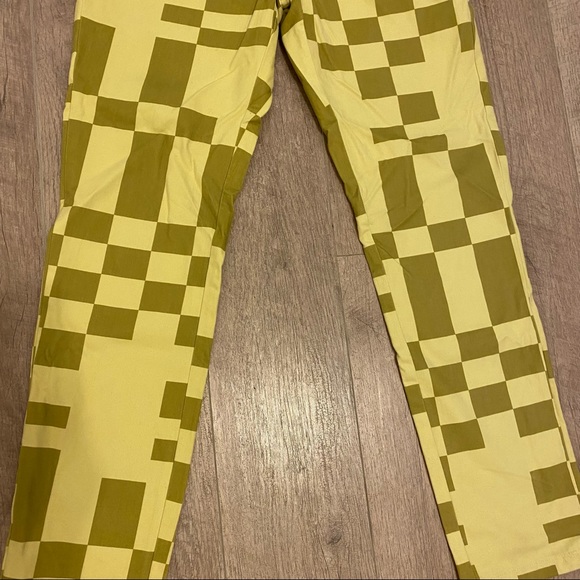 Paloma Wool yellow and green checker Jump pants - Picture 7 of 8